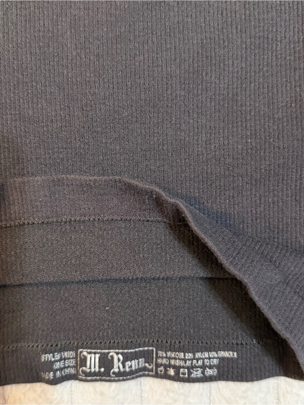 M. Rena Dark Gray Comfortable Tank Top - Picture 3 of 3